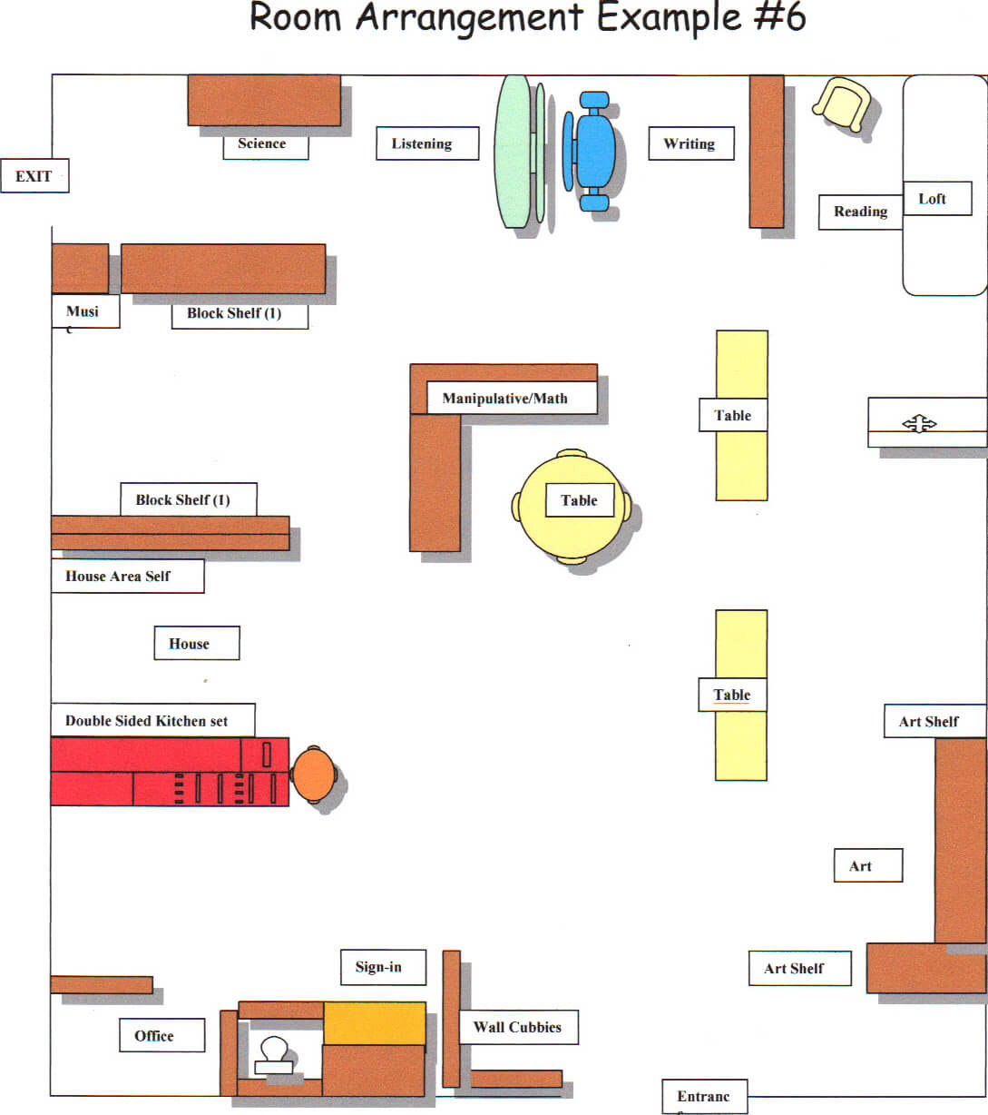 Room arrangement - Example 6